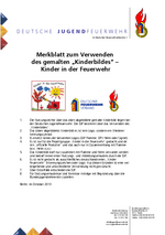 Merkblatt zur Verwendung des Logos Kinder in der Feuerwehr