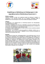 Empfehlung Bekleidung Kinder in der Feuerwehr