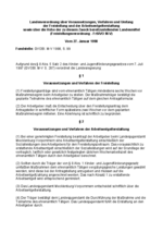 Freistellungsverordnung